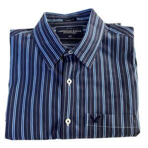 Classic Long Sleeve Button Shirt I Men's S I American Eagle